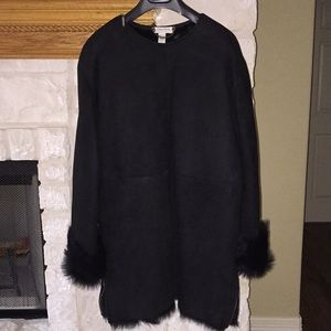 Authentic Calvin Klein Collection Shearling Tunic